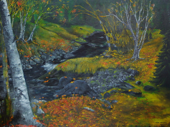 shaw creek - 36 x 48 inches
