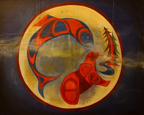 life cycle moon - 25 x 31 inches