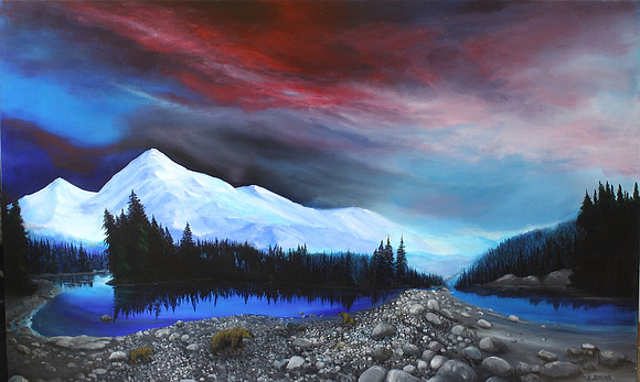 twin lakes  - 30 x 40 inches