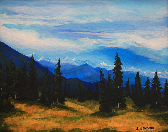 manning park  - 8 x 10 inches