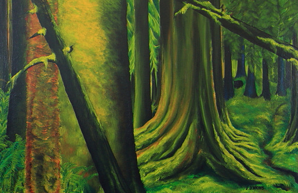 harris grove - 24 x 36 inches