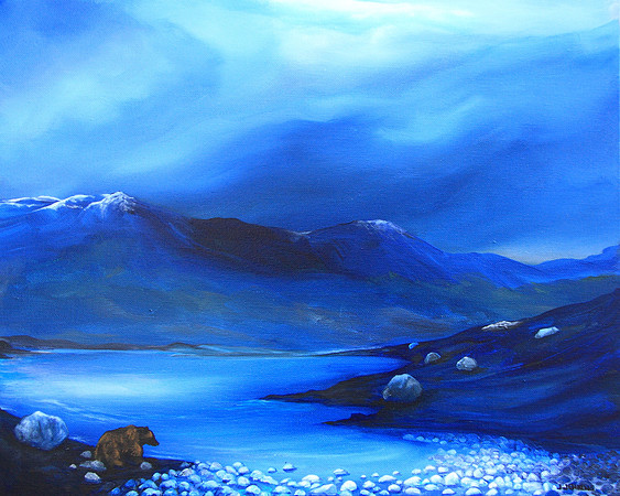 barren land - 16 x 20 inches