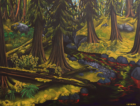 shaw creek - 16x20 inches