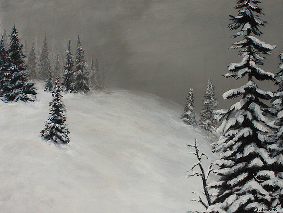 mesachie mountain - 16x20 inches