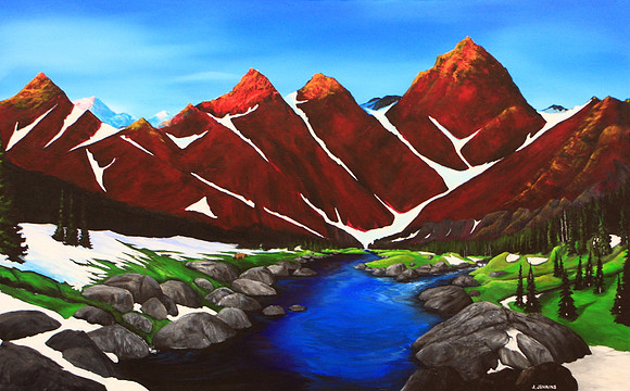 high country 2  -  30 x 48 inches
