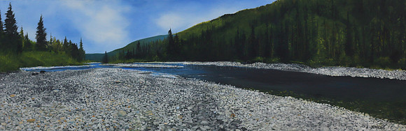 san juan river 12x36 inches
