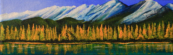 bowron lakes  - 3x9 inches