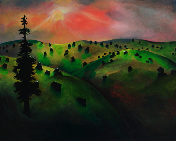 lone survivor  -  16x20 inches