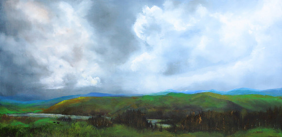 west chilcotin  23.5x48 inches