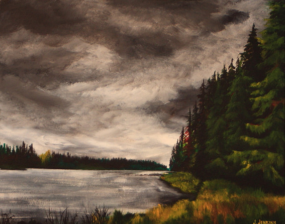 mt. trembland park, quebec  -  16x20  inches