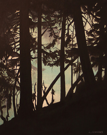 juan de fuca marine trail - side trail  16x20 inches