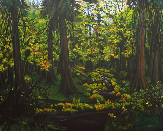 goldstream side channel - 24 x 30 inches