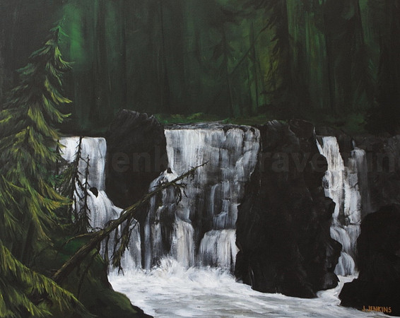 forest falls - 24 x 30 inches