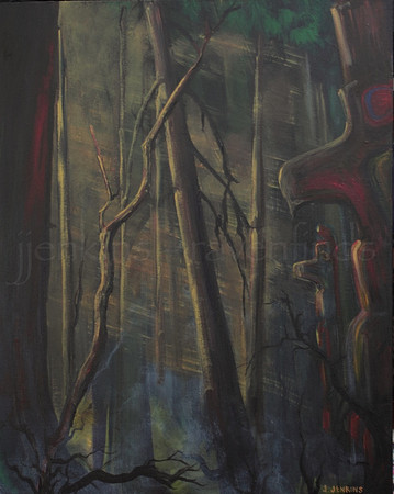 old forgotten spirits - 16x20 inches