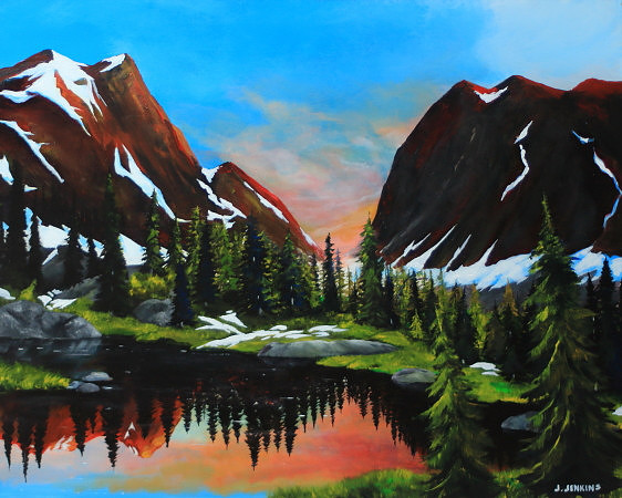 yoho national park   24x30 inches