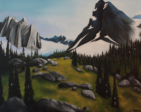 bugaboo provincial park  30x40  inches