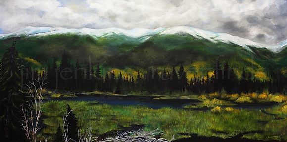 brooks estuary   24x48 inches