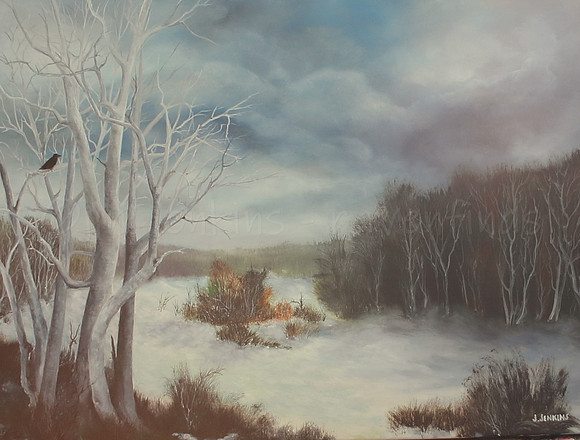 108 mile meadow - oil   23.5x33.5 inches