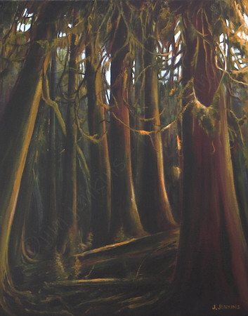 goldstream park 16x20 inches -  oil