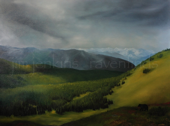 manning park - oil  36 x 48 inches