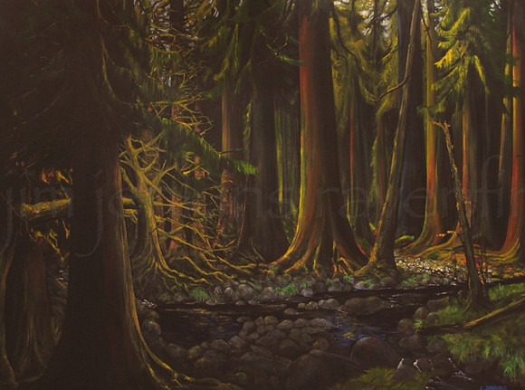 sutton creek  36 x 48 inches