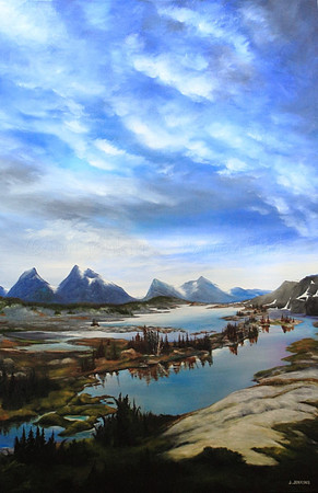height of the rockies Provincial Park   31.5 x 47 inches