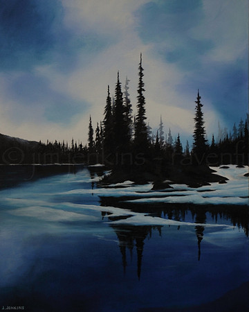 mariwood lake - 24 x 30 inches