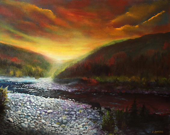 san juan river 24x30 inches