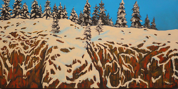 yoho national park bc 15x30 inches
