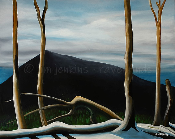 above lake superior   16x20 inches