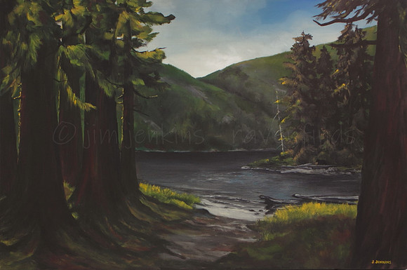 nitinat lakeside 24 x 36 inches