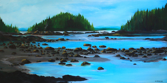 west coast van. island 10x24 inches