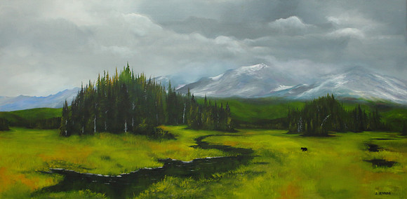 backcountry  meadow  18 x36  inches