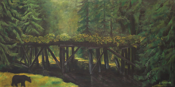 deering bridge 18x36 inches