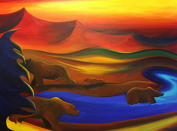 going upstream