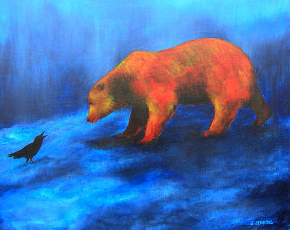 raven and the grizzly